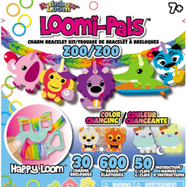 playwell rainbow loom pals collectible - zoo