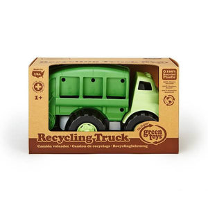 green toys recycling truck green