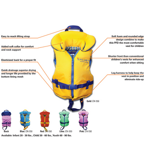 Salus Marine Nimbus Infant PFD Vest 20-30lbs