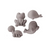 scrunch sand mould set - warm grey