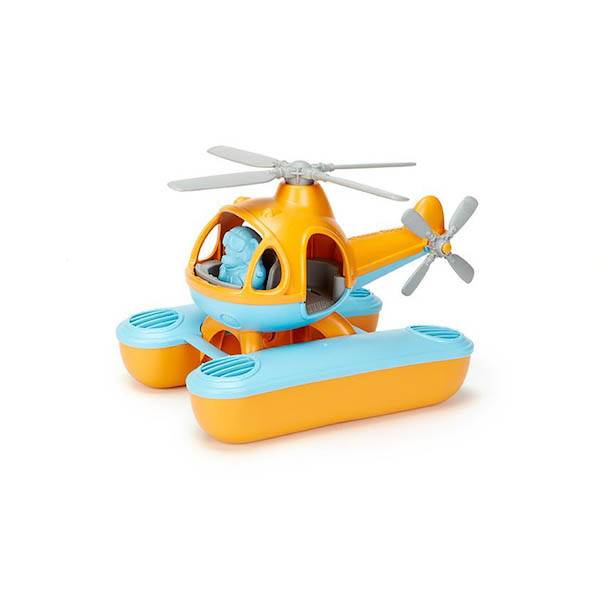 green toys sea copter orange