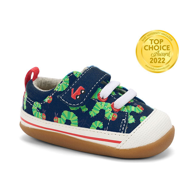 See Kai Run Stevie II INF First Walker Navy Hungry Caterpillar