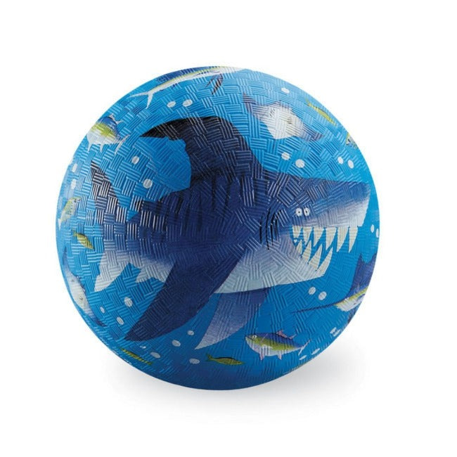 crocodile creek shark reef 5 inch rubber play ball