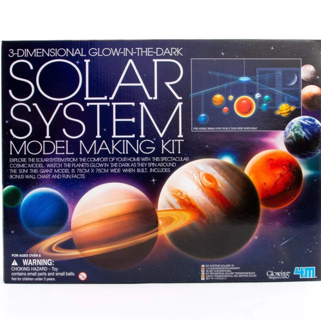 glowing imaginations 3D glow-in-the-dark kit - solar system