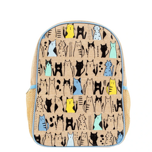soyoung toddler backpack - curious cats