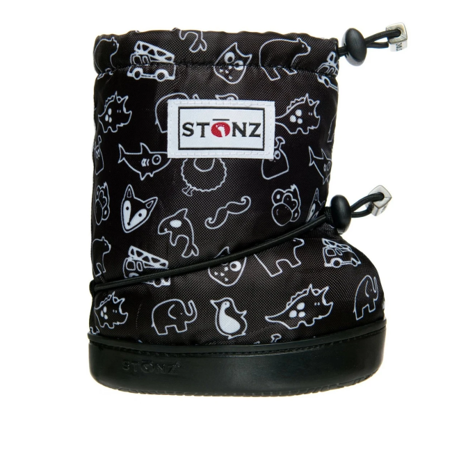 Stonz All-Weather Booties - Black Print