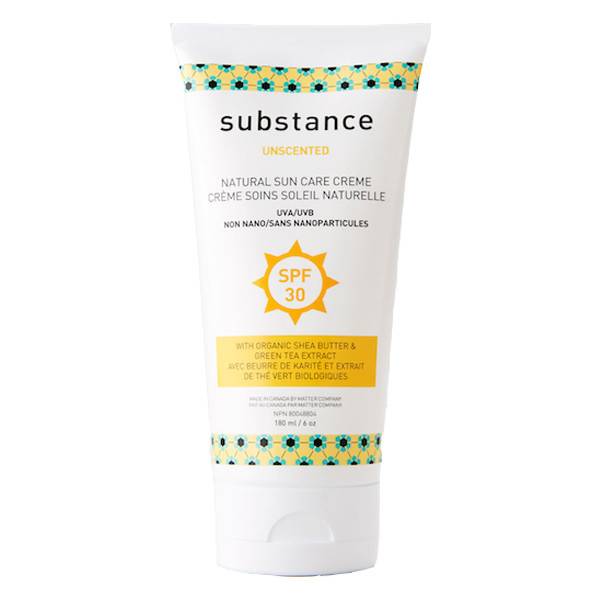 matter company substance SPF 30 unscented suncare creme sunscreen 180ml (6oz)