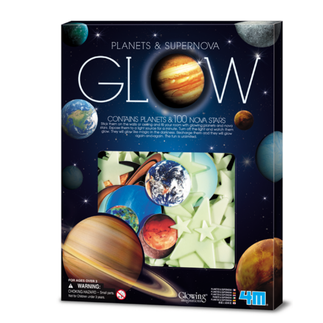 glowing imaginations supernova with planets 100pcs