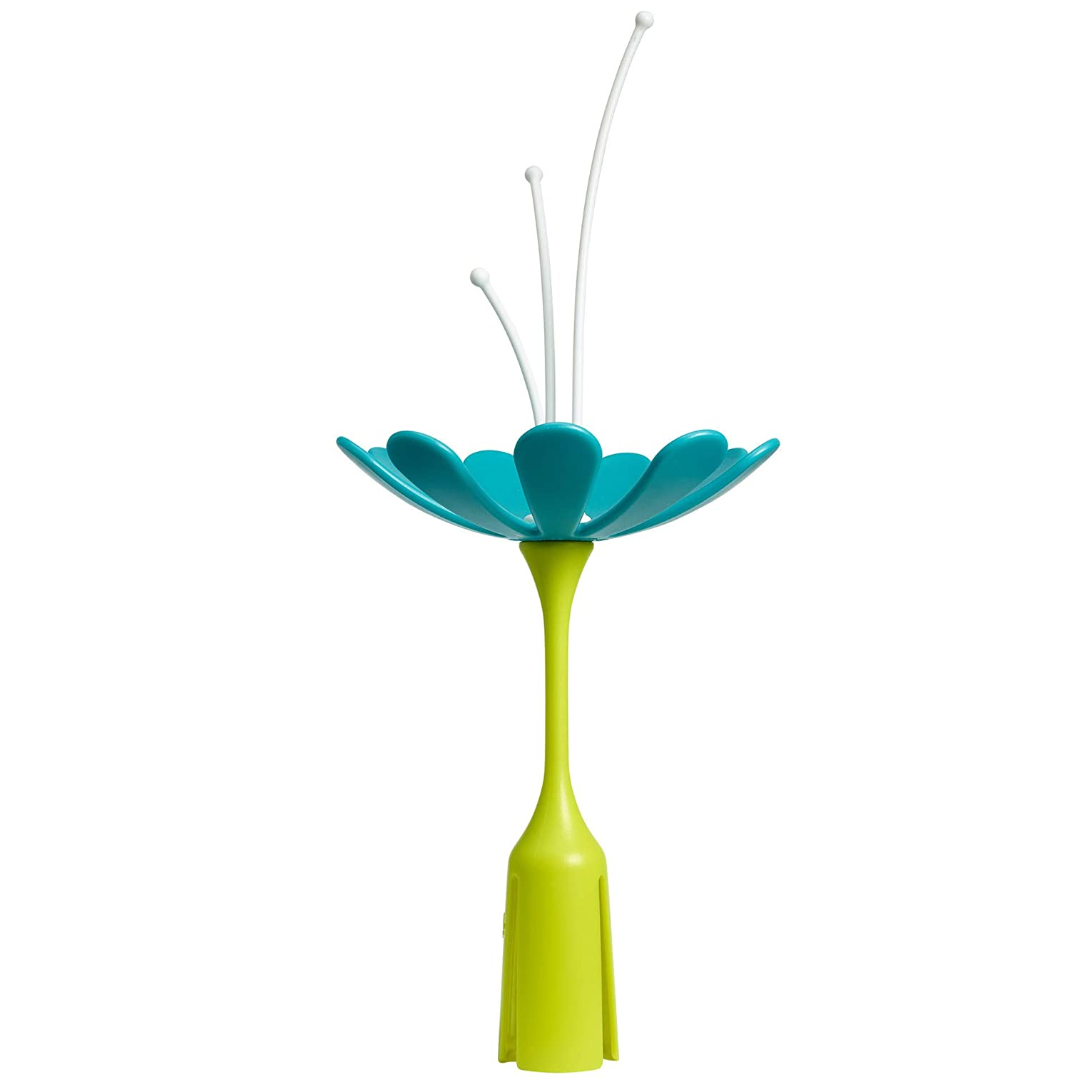 boon stem refresh drying rack accessory - white + teal