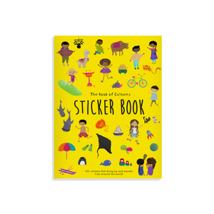 the book of cultures; the sticker book, paperback book