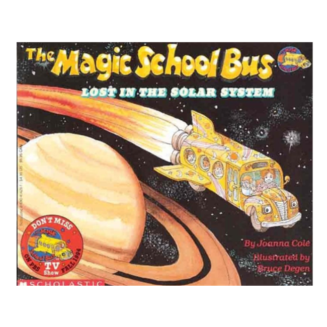 the magic school bus; lost in the solar system, paperback book