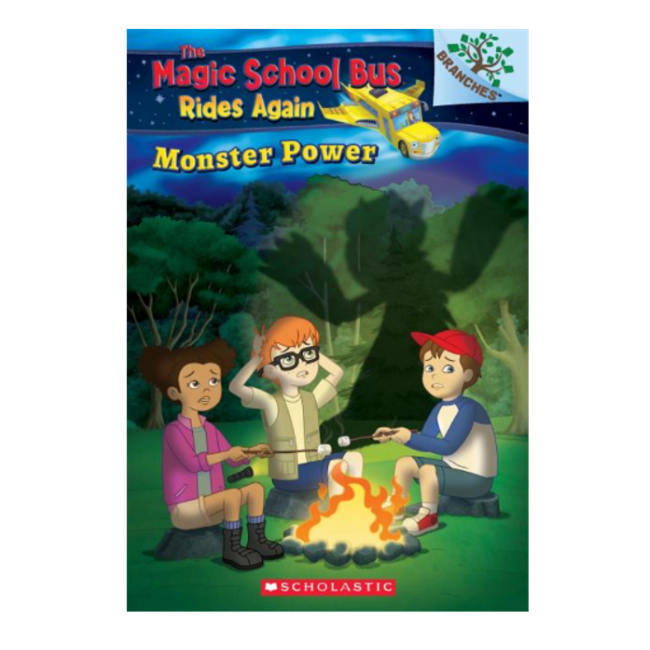 the magic school bus; rides again - monster power, paperback book