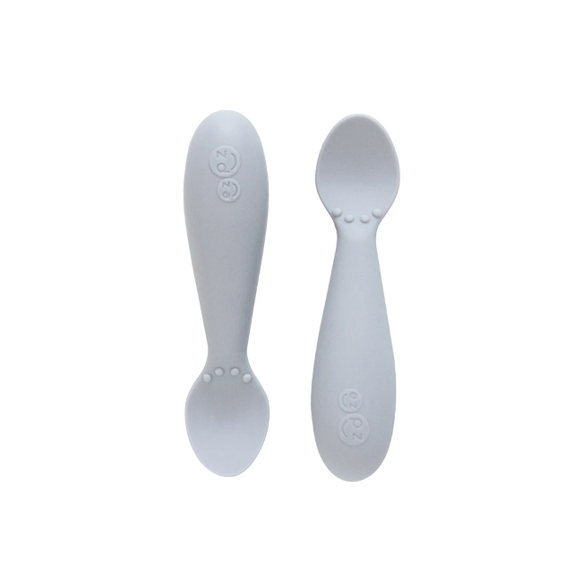 ezpz tiny spoon 2pk - pewter