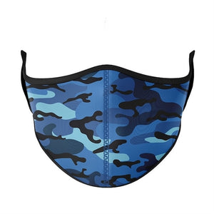 top trenz large adult mask - blue camo