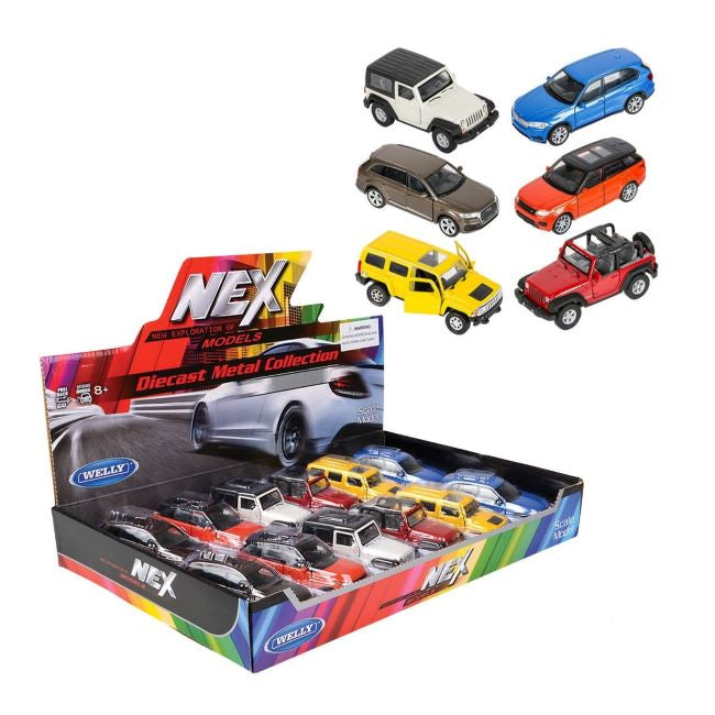 toysmith 5'' pull-back jeep & suv collection