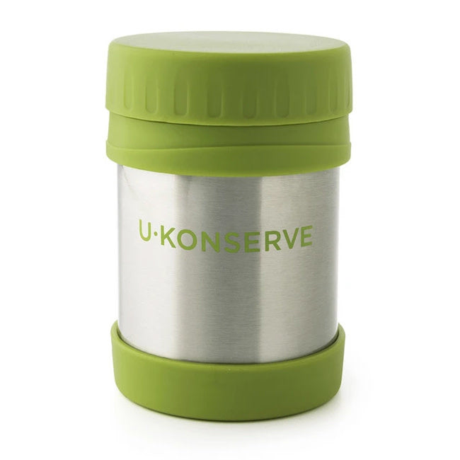 u konserve 12oz stainless leak-proof insulated food jar - green