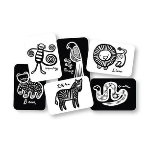 wee gallery art cards for baby - jungle collection