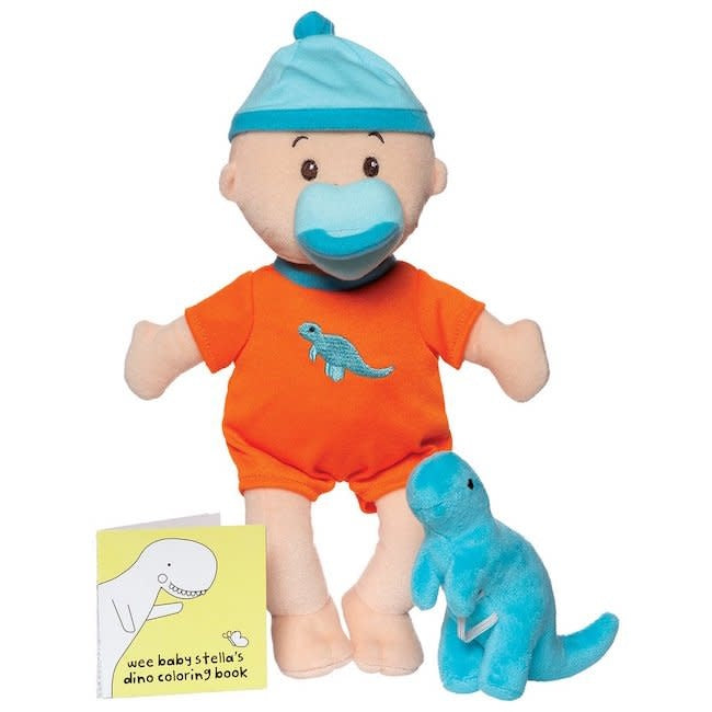 manhattan toy wee baby stella tiny dino set