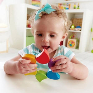 hape toys rainbow rattle