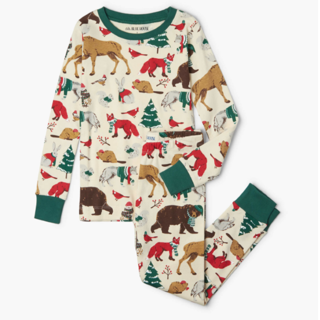 hatley woodland winter kids pajama set - Baby Charlotte Canada