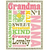 yellow bird paper greetings - multi text grandma