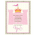 yellow bird paper greetings - princess castle birthday card